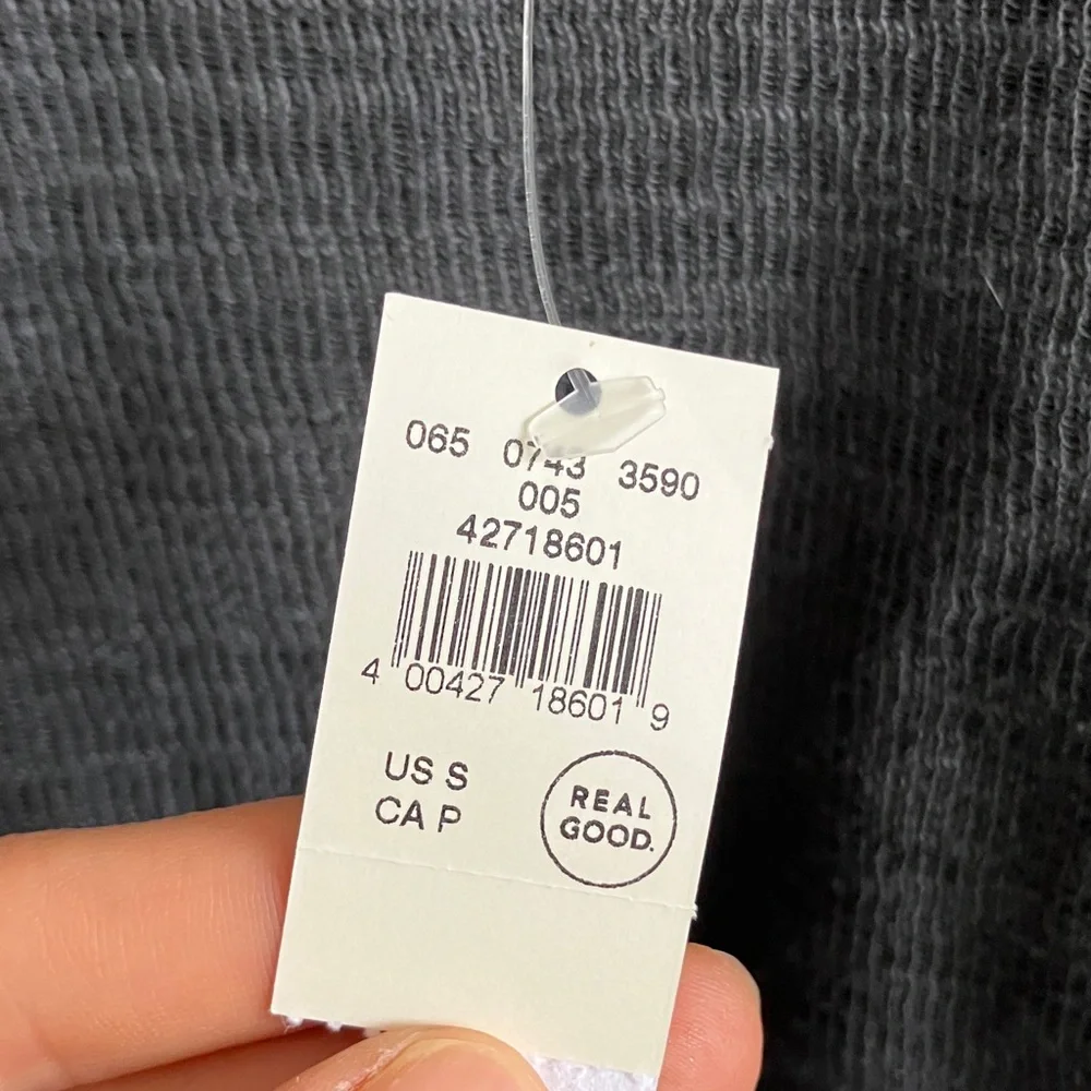 Aerie Endless Summer Crew sweatshirt grey size small oversized NWT - Picture 7 of 9